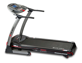 inta de correr eléctrica Olmo Roadrunner Fitness 94 220V negra y plateada